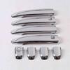 For Toyota Highlander 2008-2013 ABS Chrome Side Smart Door Handle Cover Trim