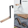 Multipurpose Over Door Hooks Foldable Wood Hanger With Nonslip Strips Space Saving Drying Rack For Bedroom Bathroom