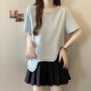 2026 Summer Plus Size Women's Irregular Ruffled Lace Short Sleeve T-shirt