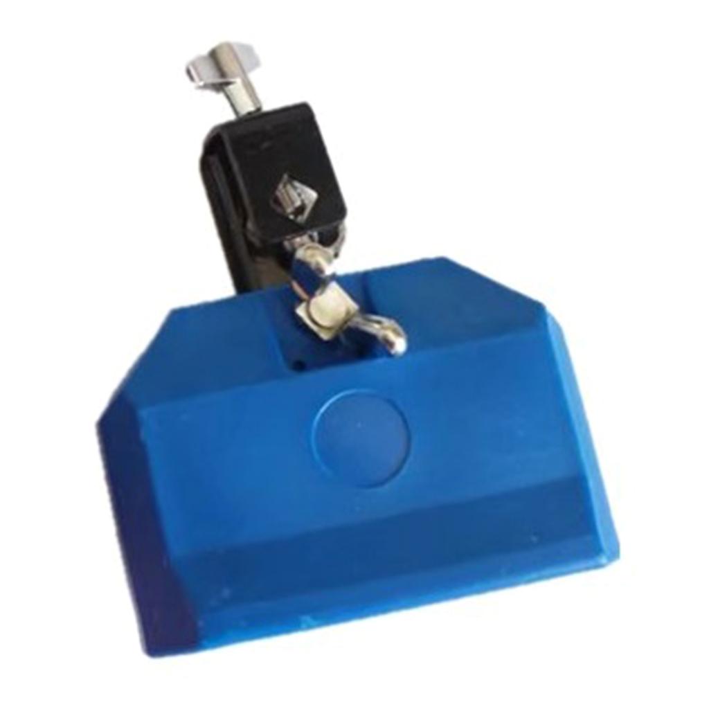 Block, Plastic Timbales Instrument Latin Percussions Instrument Cowbell for Drum Set, Band Practice and Performances