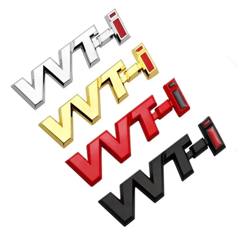 3D Metal VVTi Logo Letter Car Fender Emblem Rear Trunk Badge For Toyota Camry Corolla Yaris RAV4 Auris VVT I Sticker Accessories