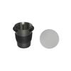Espresso Dosing Cup Wear-Resistant Coffee Powder Filter Metal Coffee Dosing Cup Coffee Machine Accessories for Coffee