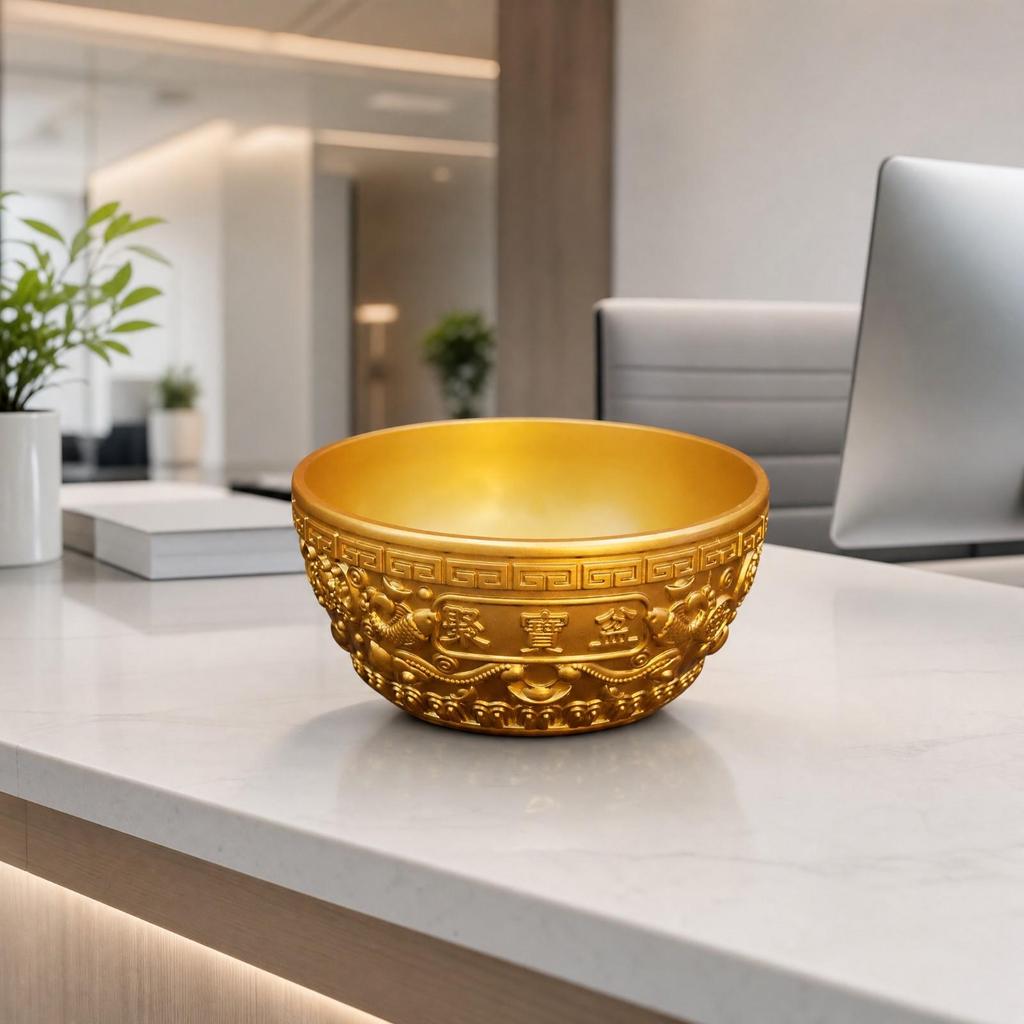 Feng Shui Wealth Bowl Auspicious Chinese Elegant for Office