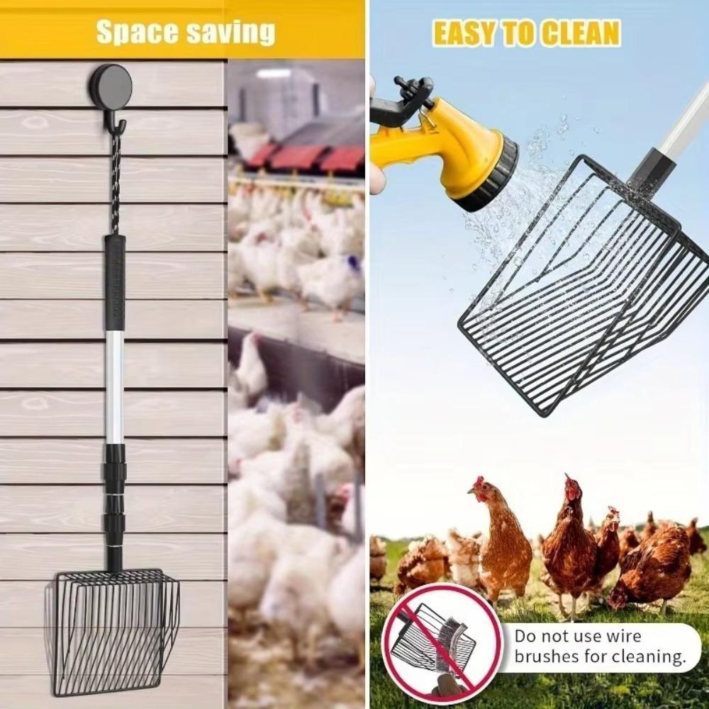 Easy To Clean Cat Litter Scoop Metal Kitten Litter Shovel Durable Cat Poop Spoon Pet Supplies
