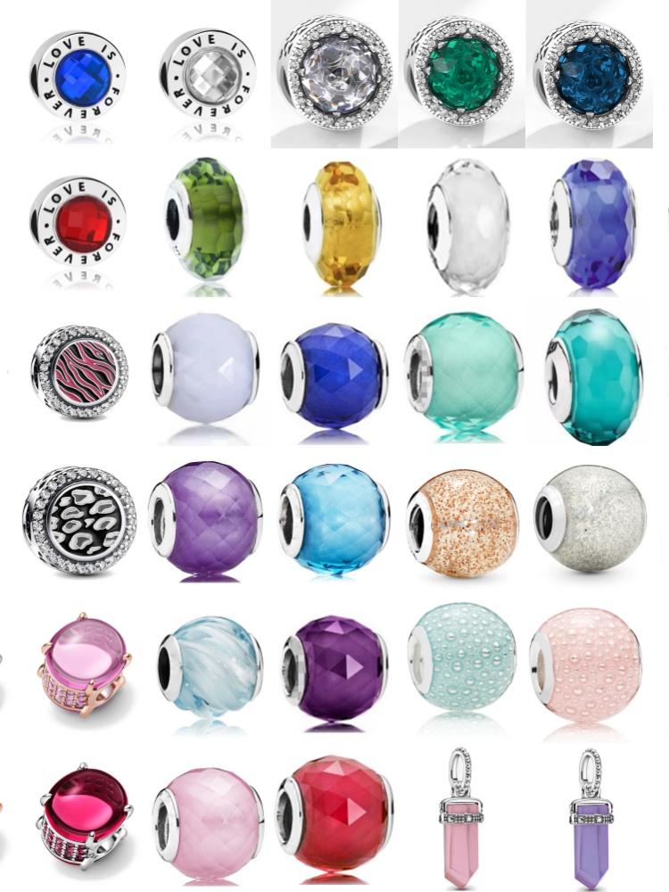 Copper, Colorful Beads, Lucky Color, Suitable For Original Bracelets, Diy Accessories, Women'S Charm Jewelry