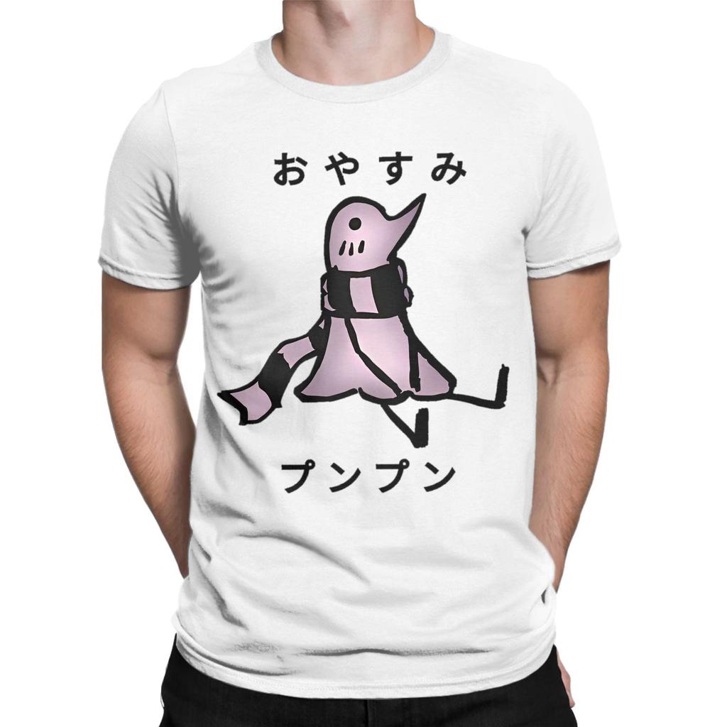 Unisex Women TShirt Oyasumi Goodnight Punpun Pocket Pure Cotton Tee Shirt Short Sleeve Aiko Tanaka Anime T Shirts Clothing Summer