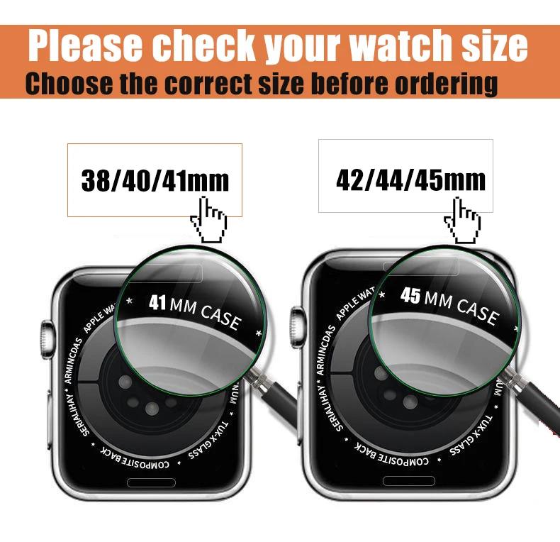 Silicone Strap For Apple Watch Band 44mm 40mm 45mm 41mm 49mm 42mm 45 44 mm bracelet iwatch series 7 se 3 5 6 8 9 Ultra 2 bands