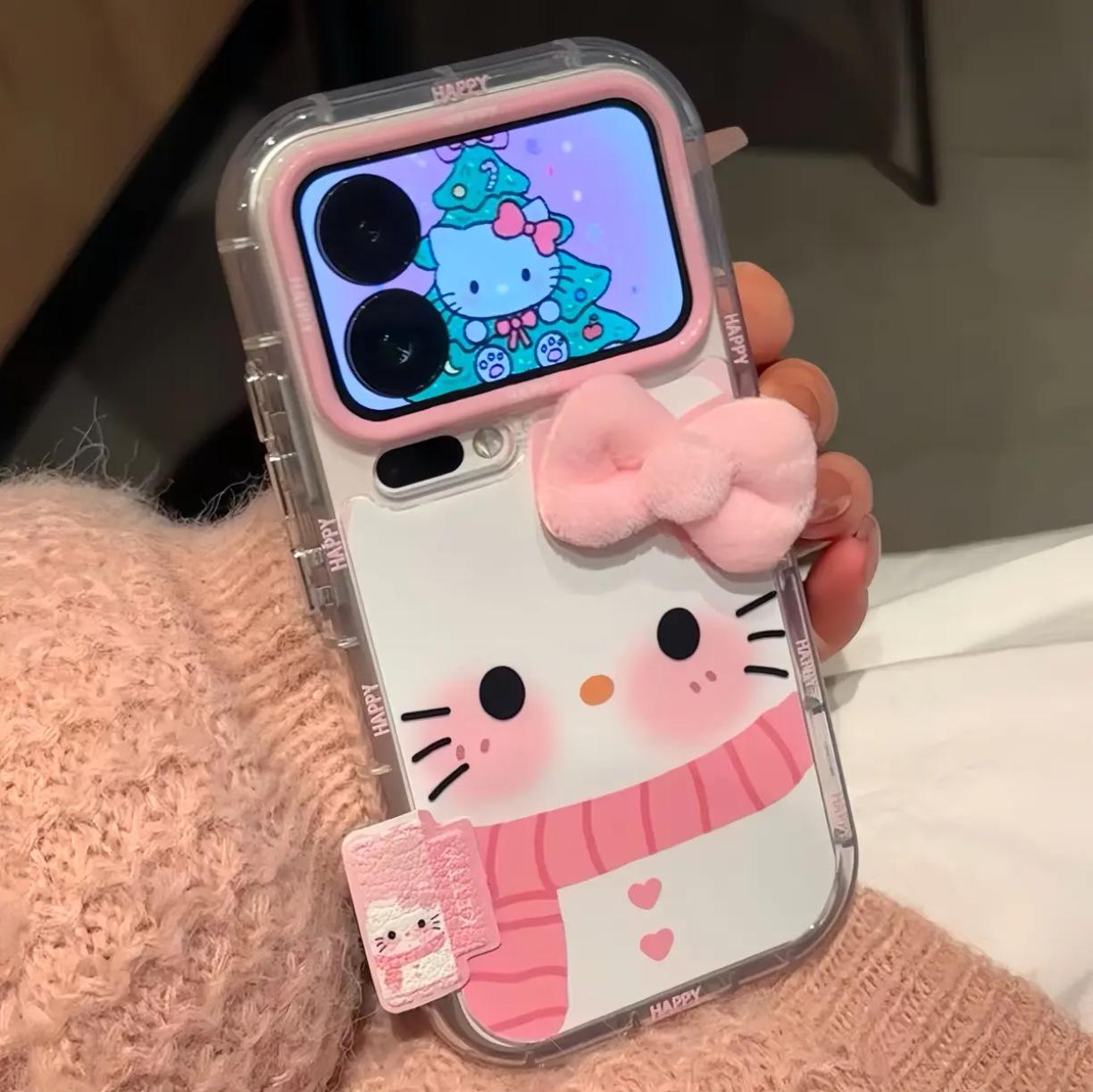 

KT Scarf Case: Compatible with iPhone 17, iPhone 16 Pro Max, Huawei Mate 70, and Honor with Protective Stand Apple XS Max