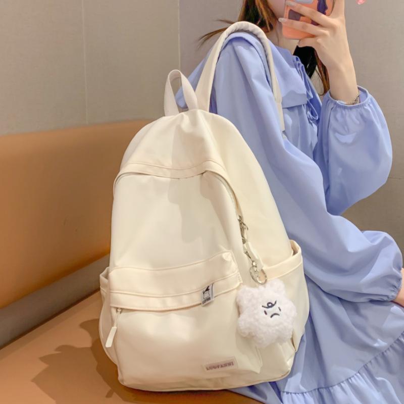 Schoolbag schoolbag junior high school girls high school girls college students 1011 new simple backpack ins style high value niche