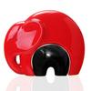 Home Decor Happy Charm Elephant Mother & Child | Piano Finish Ceramic Figures (Set of 2 Pieces, Red and Black)