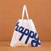 50piece Catering Plastic Tote Bags With Drawstring Pull Catering Takeaway Packaging Bags Lunch Fruit Packaging Plastic Bags