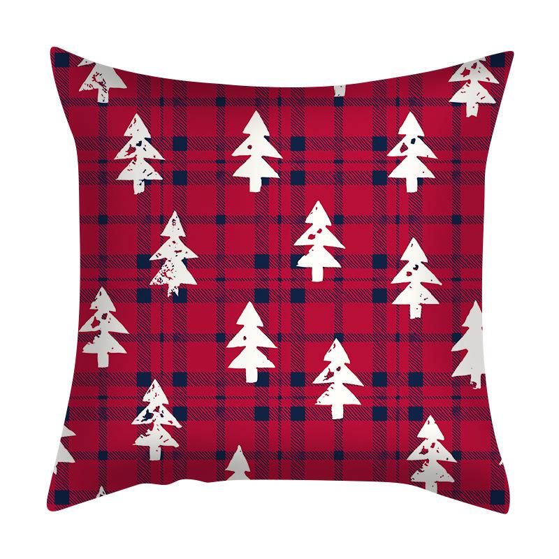 45cm Christmas Cushion Cover Navidad Merry Christmas Decorations For Home 2025 Xmas Noel Cristmas Ornaments New Year Gifts