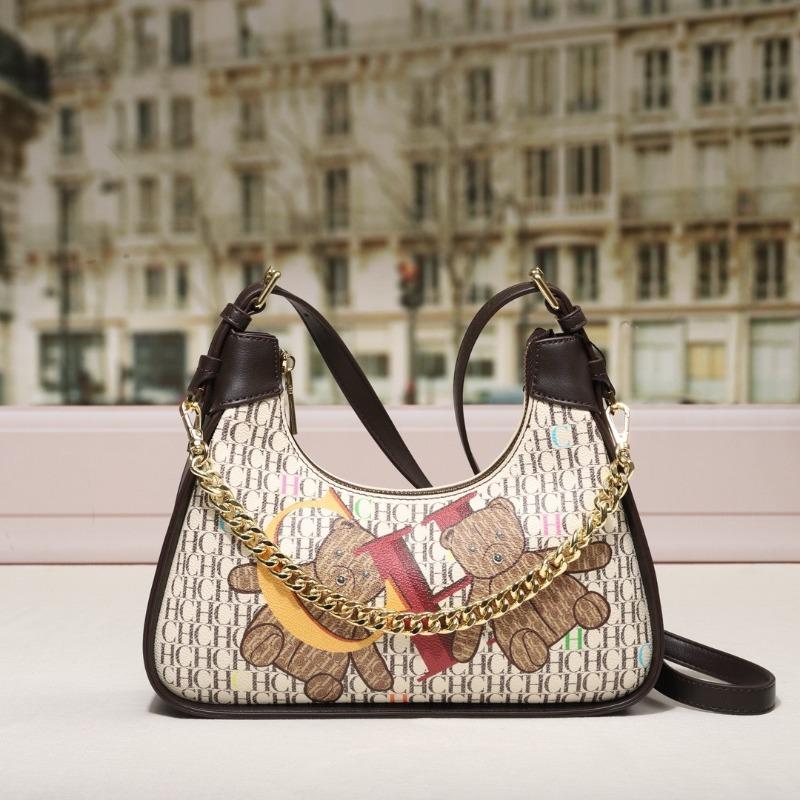 

New trendy fashion printed pattern shoulder bag women s casual simple versatile handbag 28cm long, 7cm wide, 21cm high