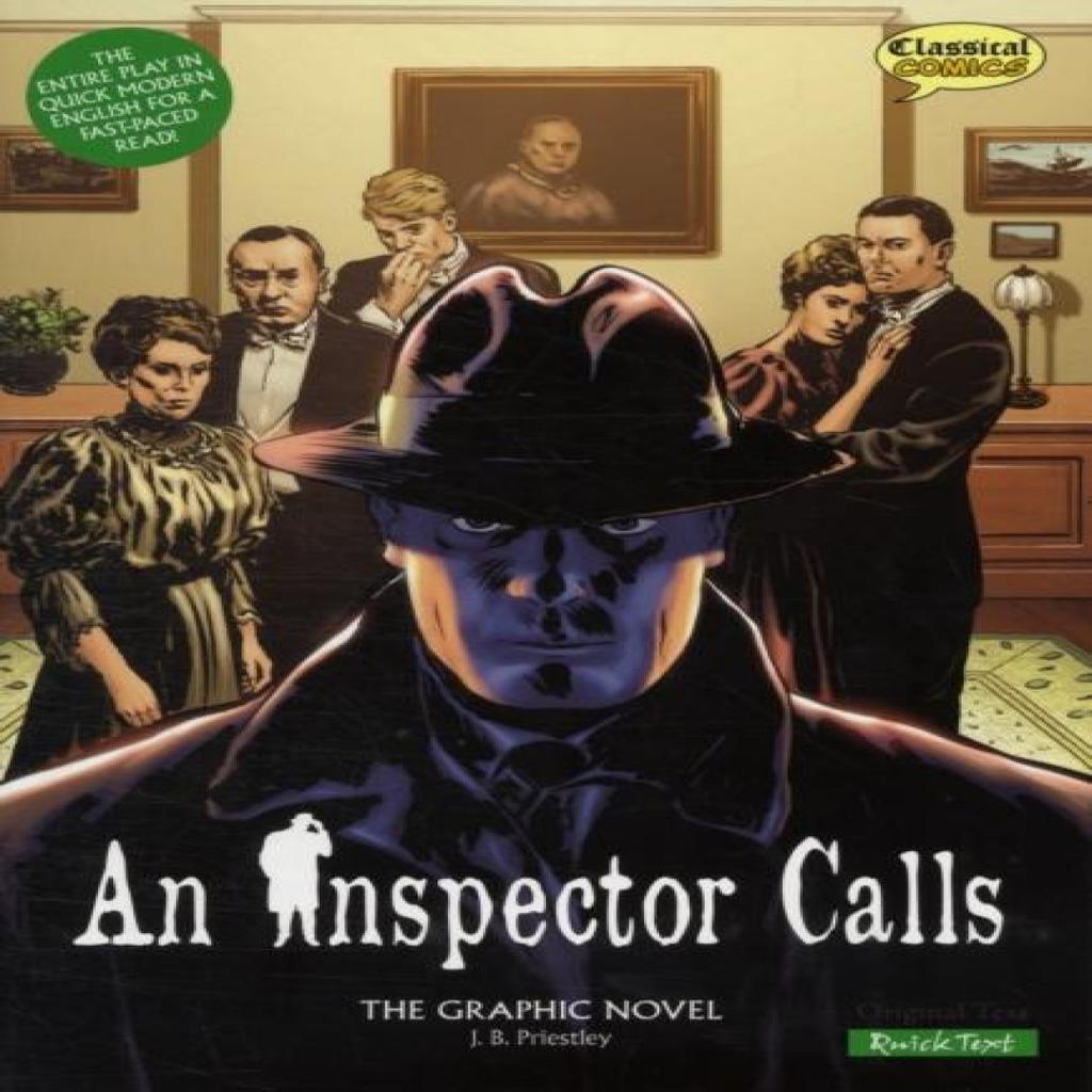 An Inspector Calls The Graphic Novel by J. B. Priestley Paperback Book 9781906332334