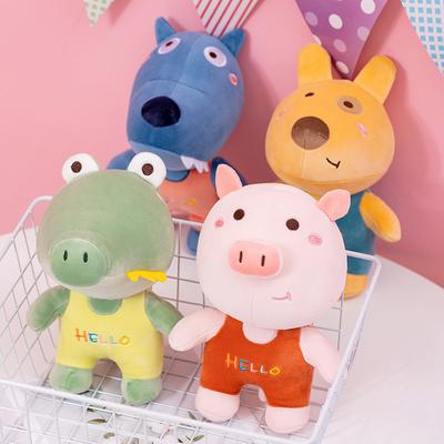 Kreative Hapi Puppe Niedliches Schwein Plüschtier Dinosaurier Puppe Schlafen mit Puppe Mädchen Superweich Paargeschenk