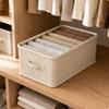 Compartment Storage Box Easy To Sort Wardrobe Clothes Organizer Space Saving Bin