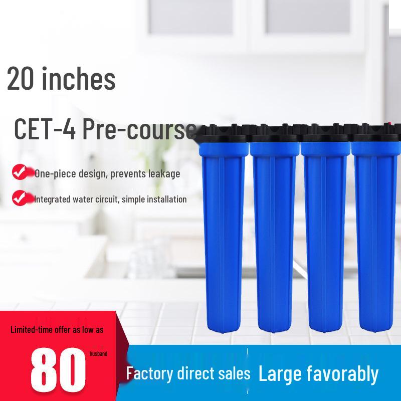 Universal 3-Stage Front-Mounted Water Purifier & Dispenser with 20-Inch Filter Options