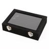 Portable Jewelry Storage Box Earring Ring Necklace Container Jewelry Display Case