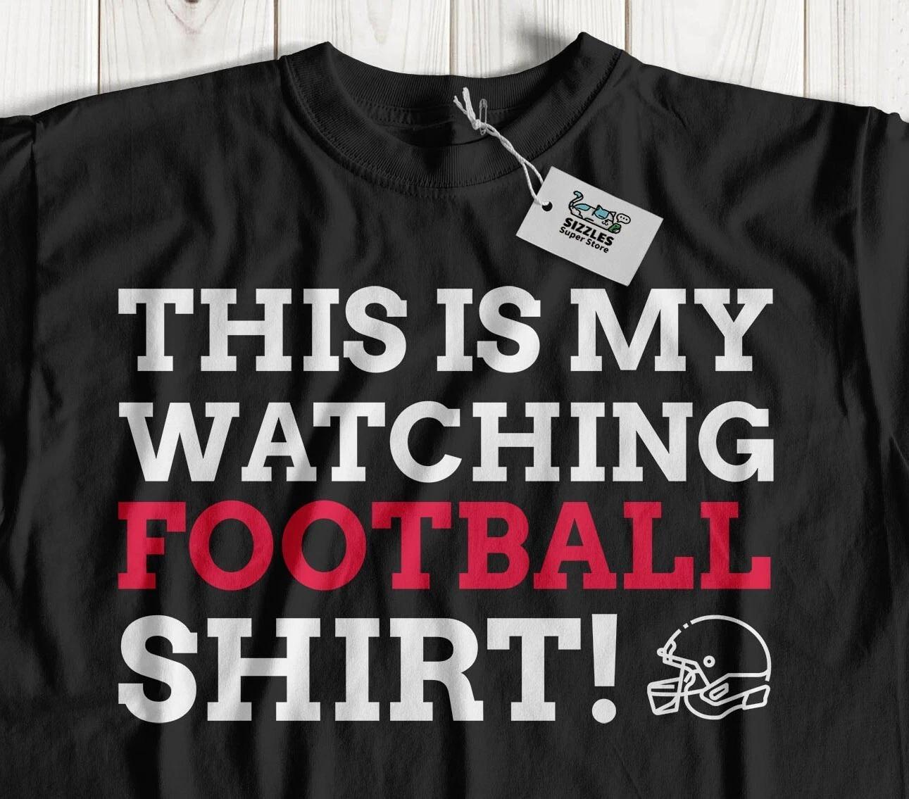This My Watching Football Shirt! Unisex Funny American Football T-Shirt S
