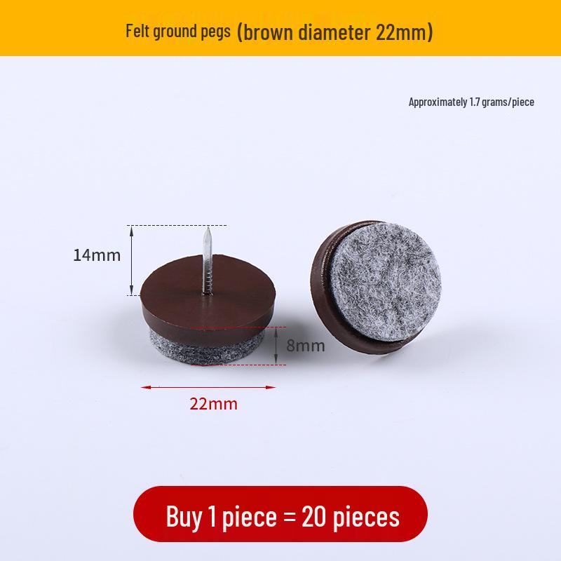 Moisture-Proof Felt Furniture Leg Pads for Tables and Chairs