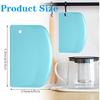 6Pcs Food Dough Scraper Bench Scraper, Plastic Multi Purpose Kitchen Pastry Cutting Tool Flexible Bowl Scrapers with Curved Edge, Cake Baking Bench