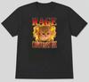 Rage Consumes Me Funny Cat Graphic Print Unisex Mens T-Shirt S M L XL 2 3 4 XL