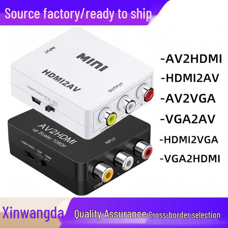 HDMI to AV/AV to HDTV Converter, VGA-AV/AV2VGA HDTV/VGA Converter.