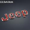 For Jeep Metal Car Styling Hood Trunk Badge Mark Sticker for JEEP Wrangler Grand Cherokee Compass Renegade Patriot Rubicon Li