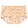 Großgrößen Damen Neue Frühjahrs- und Sommer-Karos 10A Antibakterielle Baumwolle im Schritt Nahtlos Kleiner flacher Winkel Slip