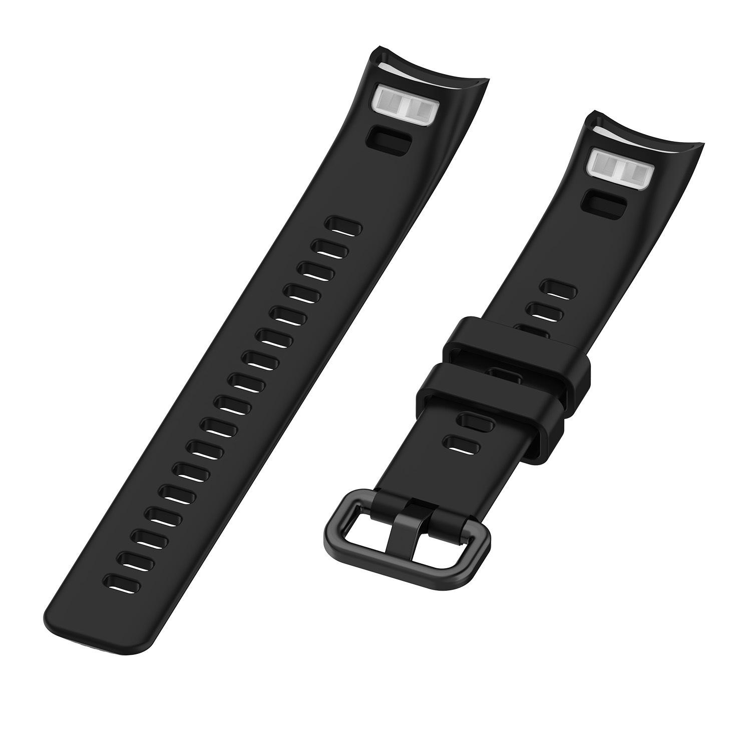 

Силіконовий ремінець для зап ястя для Honor Band 4 5 Розумні аксесуари Замінні ремінці Браслет для Honor Band 5 чорний