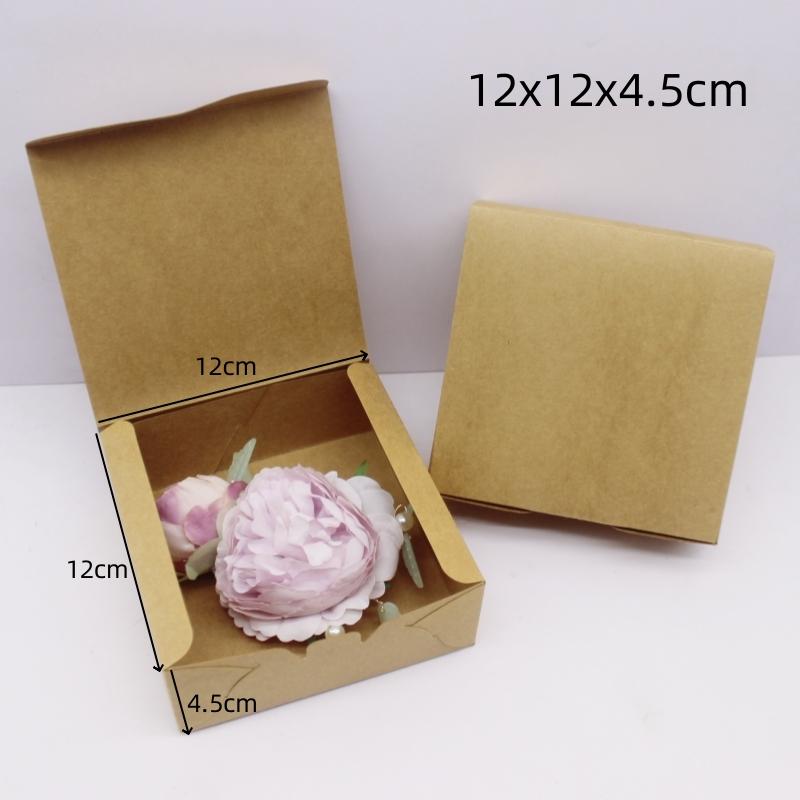 10pcs 13.5x5x3.7cm 12x12x4.5cm white/leather/black gift box, candy gift packaging box