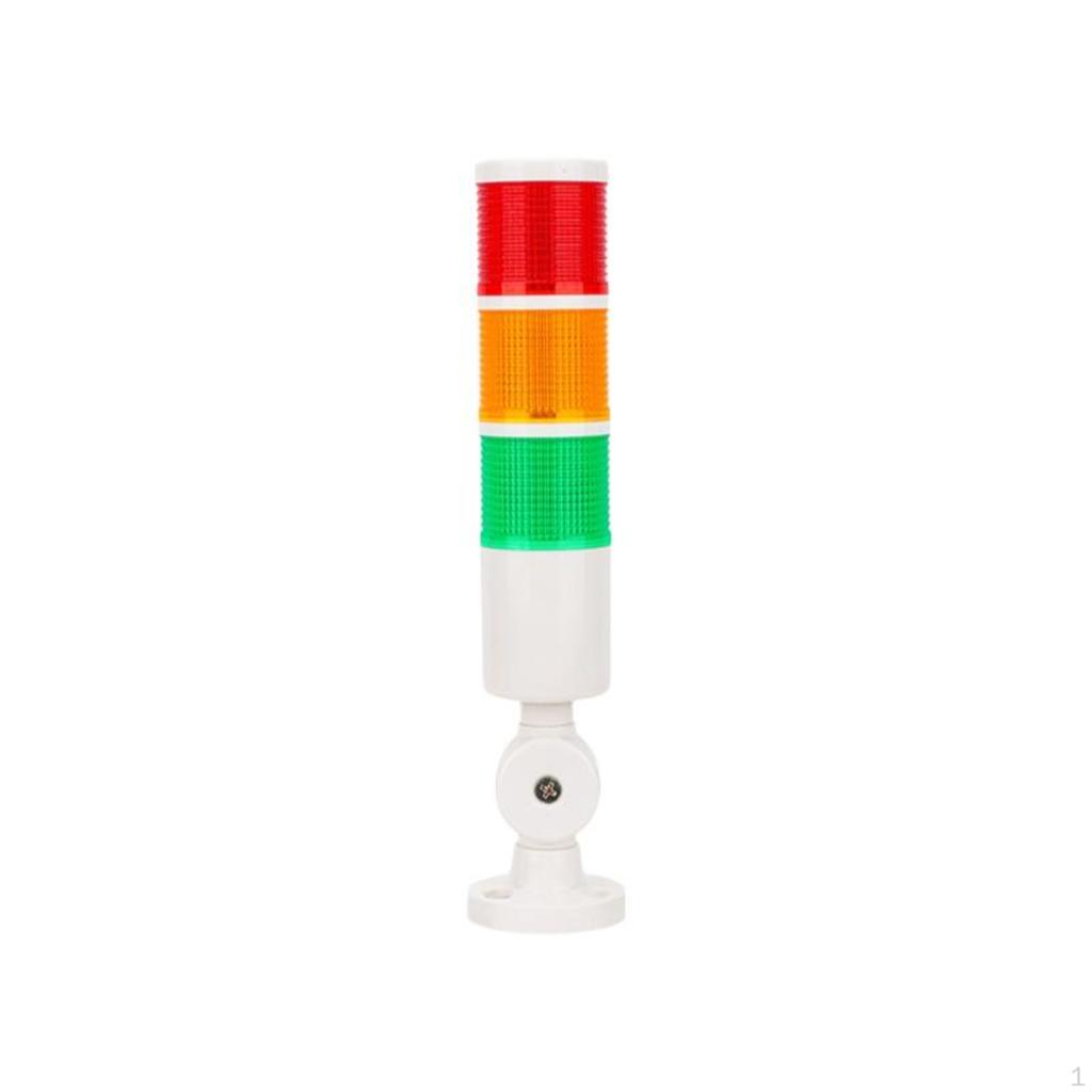 Lightemitting diode Tower Light, Threecolor Alert Alarm Multilevel Warning, 24V Sound Flash