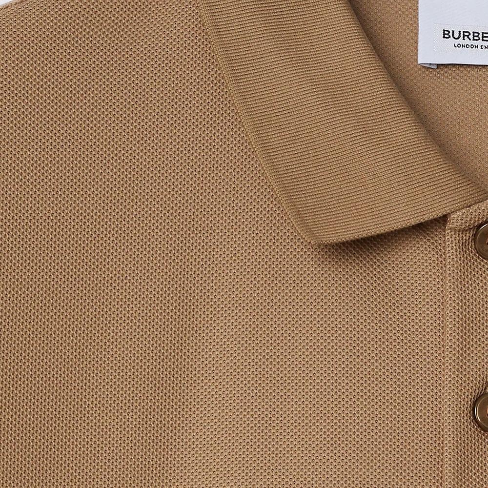 Burberry SS24 Polo Shirt Men's Camel 80844381