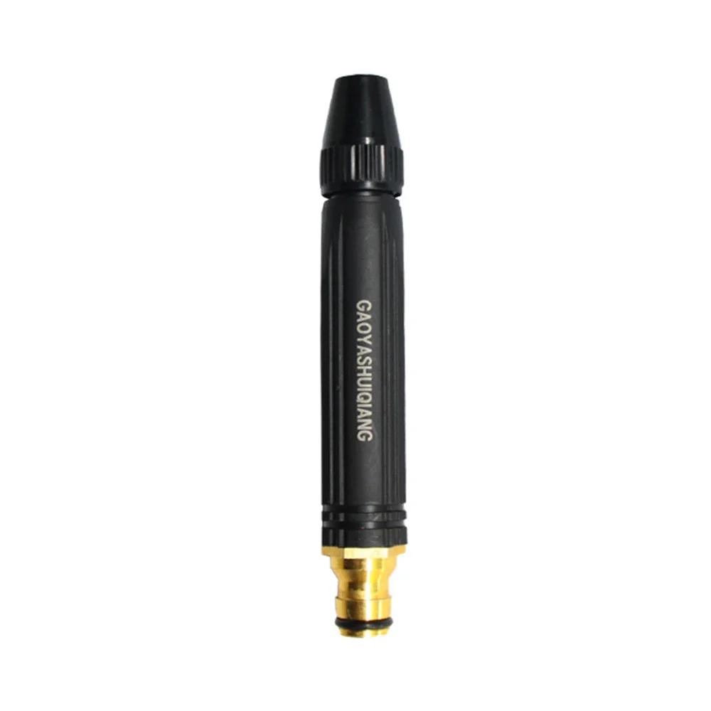 

High-pressure Water Gun Black Pagoda Alloy Nozzle Plastic Body Direct Spray Car Wash Garden Cleaning Portable Durable Heavy-duty