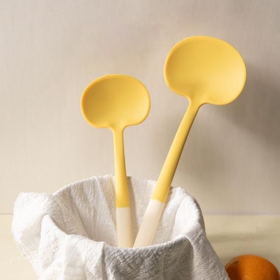 Spatulă Silicon Ciupercă pentru Gătit Răsucitor Rezistent la Căldură pentru Tigăi Antiaderente și Acoperite Ustensilă Sigură de Bucătărie pentru Gătit