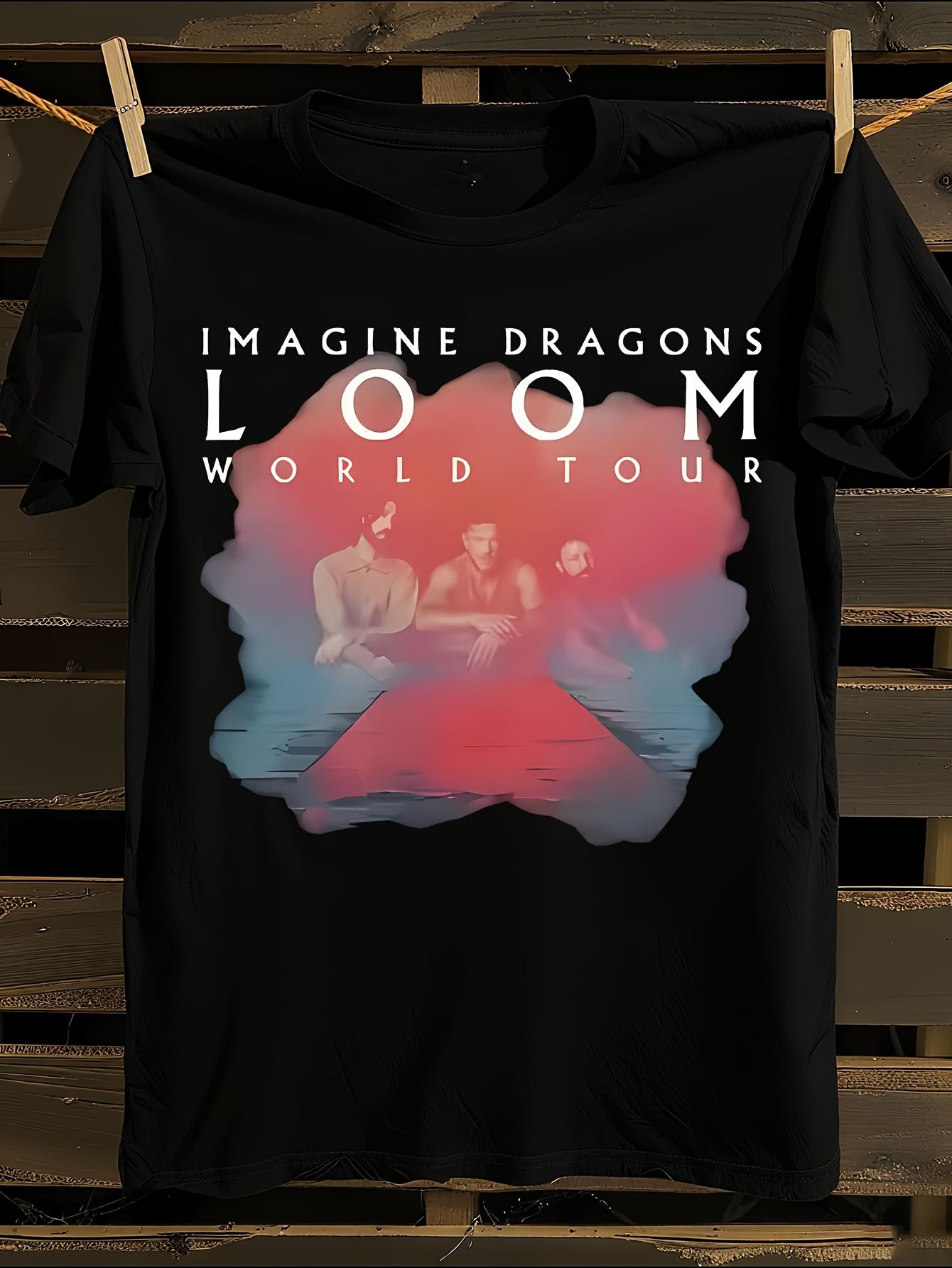 Imagine Dragons Loom Tour 2024 Album Band Logo Tshirt M