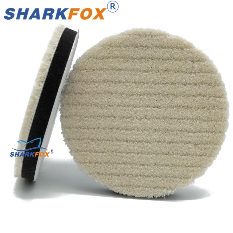 Sharkfox Car Soft Wool Buffing Polishing Pad Professional Detailing Mixed Auto Wash Maintenance Accessories