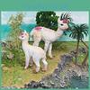 Unicorn Alpaca Animal Model With Pvc Material For Childrens Educational Decor And Play