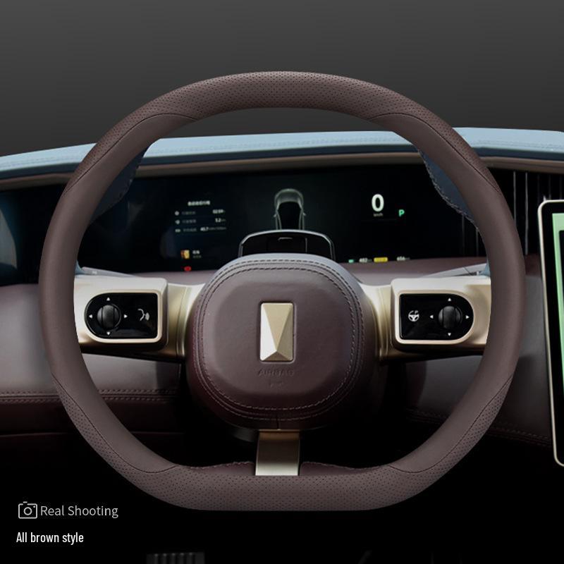 Ultra-Thin Winter Steering Wheel Cover for 2023 Avatr 11 - Interior Modification