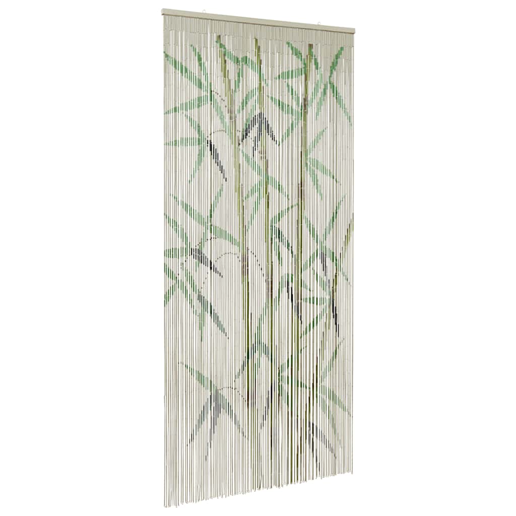 Bamboo Insect Door Curtain with Print 100 x 220 cm Bamboo