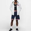 Nike Captain America FIBA World Cup Basketball Hoodie Jacket Men Hoodie White AT4879-100