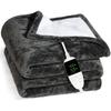 Heated Flannel Shawl Blanket – Multifunctional Electric Blanket & Heating Pad