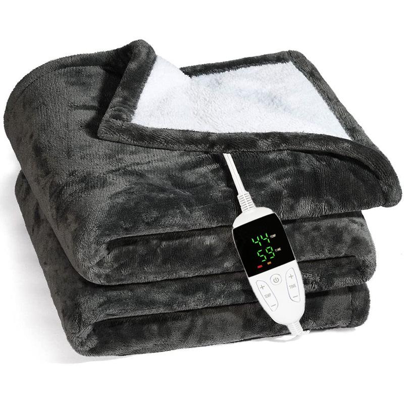 Heated Flannel Shawl Blanket – Multifunctional Electric Blanket & Heating Pad