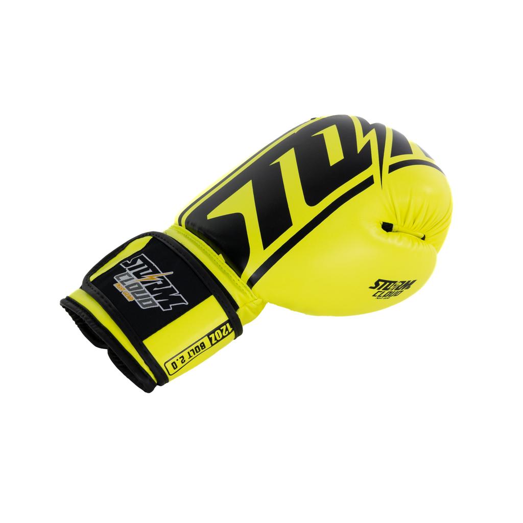 Gants de Boxe StormCloud Bolt 2.0 Néon Citron 16oz