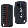 Silicone Car Key Case Cover Keychain Fob Shell For Citroen C2 C3 C4 C5 C6 Xsara Berlingo For Peugeot 207 307 308 407 607 807