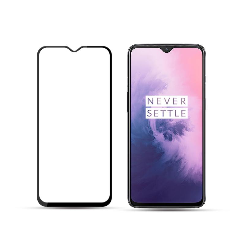 

AMORUS Full Glue Silk Printing Tempered Glass Full Screen Protector for OnePlus 7/6T Type A