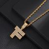26 English Letters Pendant Necklace Copper Inlaid Zircon Versatile Jewelry Necklace