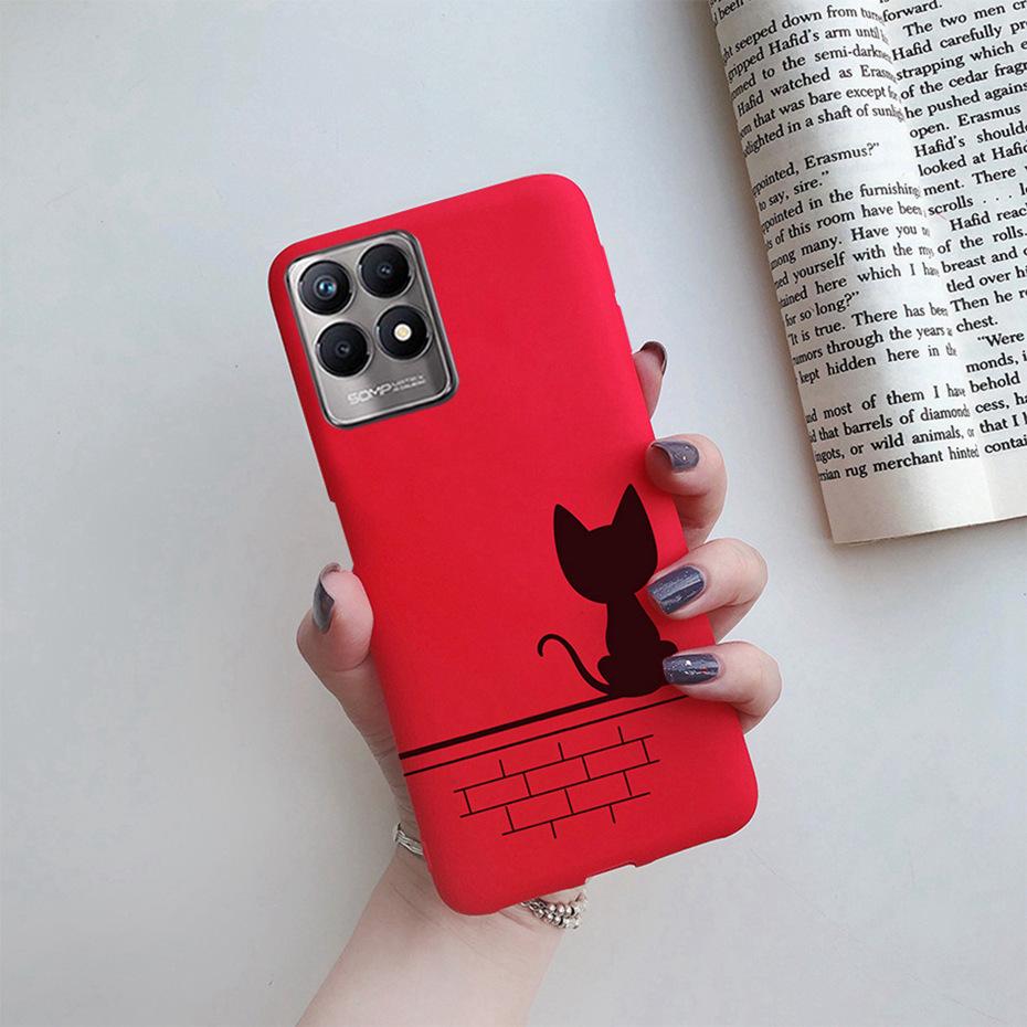 For Realme Narzo 50 Case RMX3286 Cute Painted Soft Silicone Back Cover for OPPO Realme Narzo 50 Phone Case Bumper Narzo50 Coque