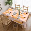 Rectangular Couple Dachshund Dog Pattern With Heart Table Cloth Waterproof Tablecloth Outdoor Table Cover