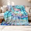idol precure  Customizable name outdoor blanket soft cozy and warm Multi-purpose office blanket outdoor camping and travel blanket all
